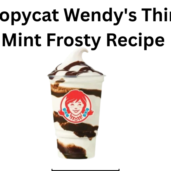 Copycat Wendy's Thin Mint Frosty Recipe
