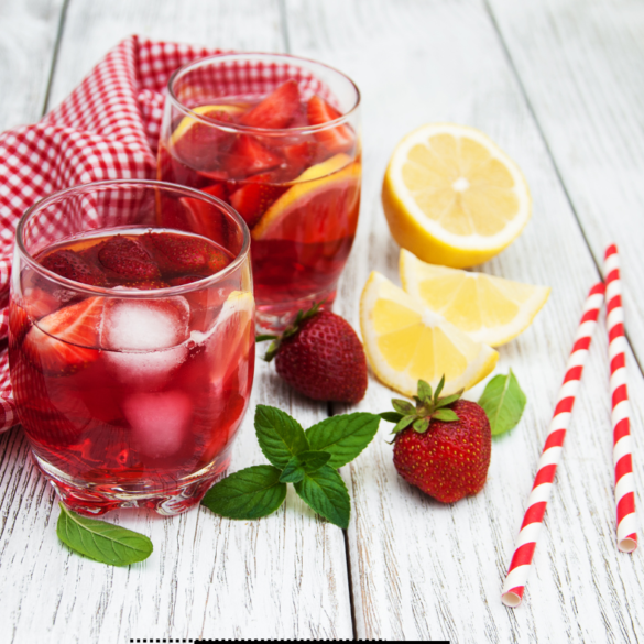 Copycat Chick-Fil-A Strawberry Hibiscus Lemonade Recipe