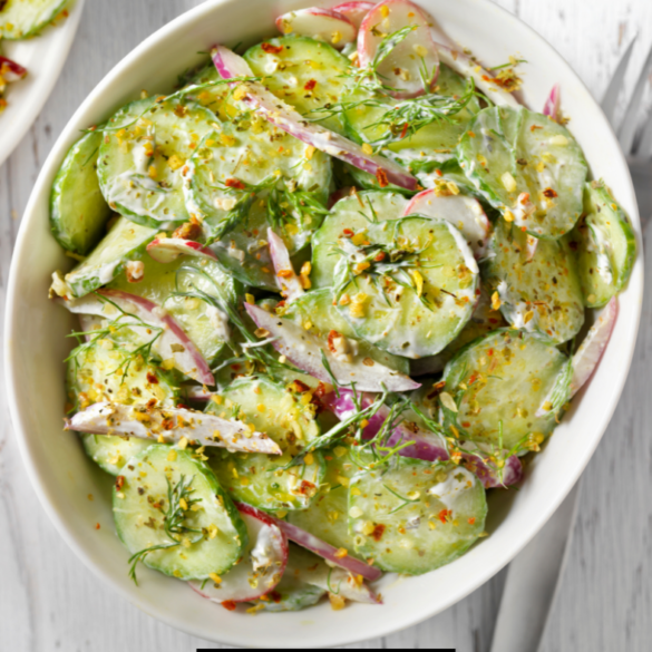 Easy Korean Cucumber Salad with Fish Sauce