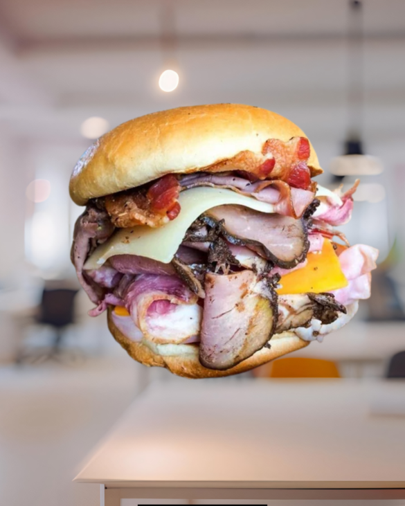 Copycat Arby's Meat Mountain Sandwich Recipe