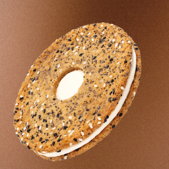 Almost Everything Bagel Sandwich Cookies Recipe