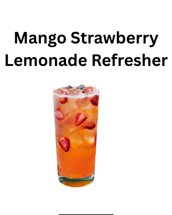 Mango Strawberry Lemonade Refresher Recipe