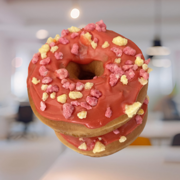 Copycat Dunkin' Fruit Punch Donut Recipe
