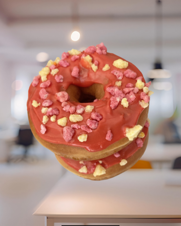 Copycat Dunkin' Fruit Punch Donut Recipe