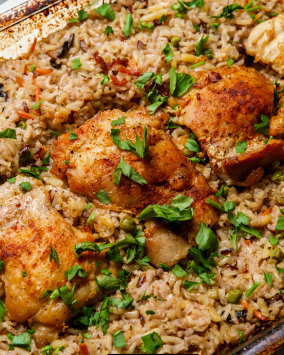 Chicken and Rice Casserole Recipe with Cream of Chicken