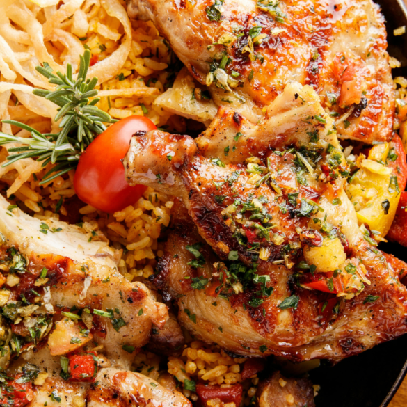 Boneless Skinless Chicken Thigh Recipe with Pasta