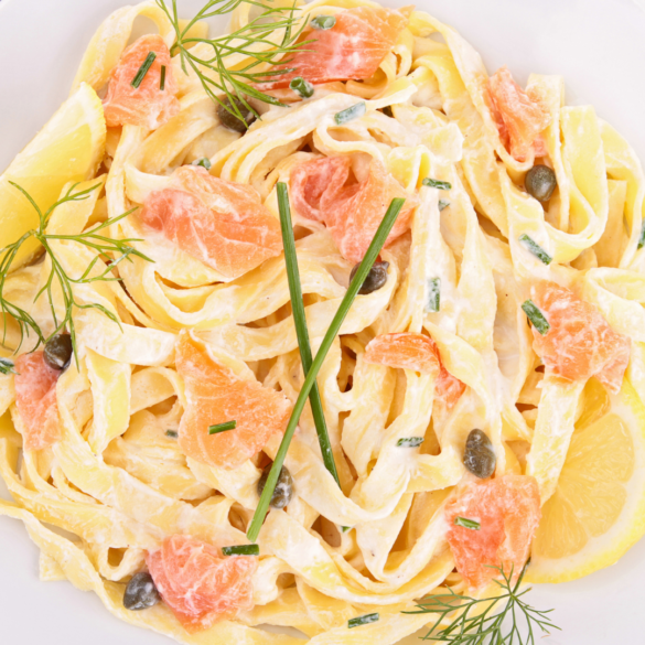 Canned Salmon Pasta Recipe